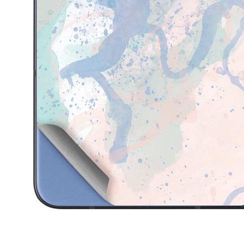 Rose Quartz & Serenity Splatter Galaxy Z Fold5 5G Skin