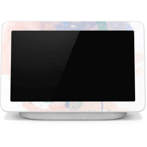 Rose Quartz & Serenity Splatter Google Home Hub Skin