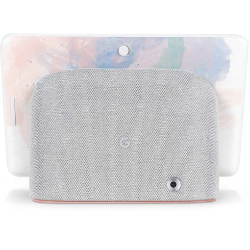 Rose Quartz & Serenity Splatter Google Home Hub Skin