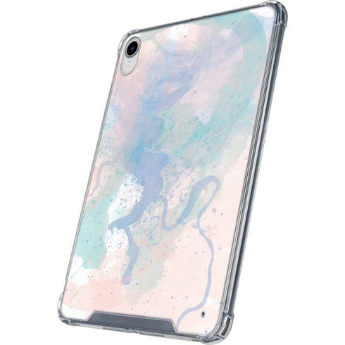 Rose Quartz & Serenity Splatter iPad 11th Gen (2025) Clear Case