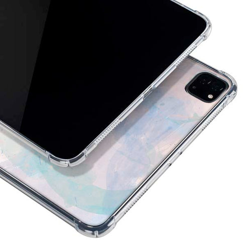 Rose Quartz & Serenity Splatter iPad Pro 11in (2024) Clear Case