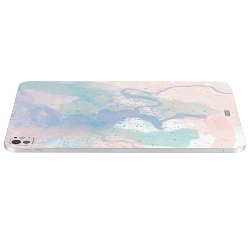Rose Quartz & Serenity Splatter iPad Pro 13in M4 (2024) Skin