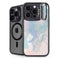 Rose Quartz & Serenity Splatter iPhone 14 Pro Kickstand Case