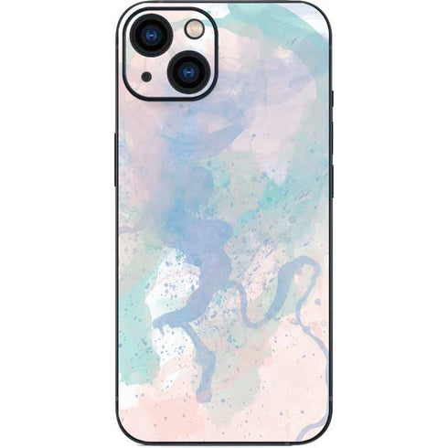 Rose Quartz & Serenity Splatter iPhone Skins