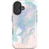 Rose Quartz & Serenity Splatter iPhone 16 Plus Impact Case