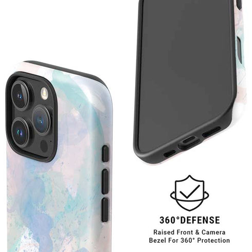 Rose Quartz & Serenity Splatter iPhone 16 Pro Magsafe Impact Case