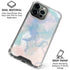Rose Quartz & Serenity Splatter iPhone 16 Pro Max Clear Case