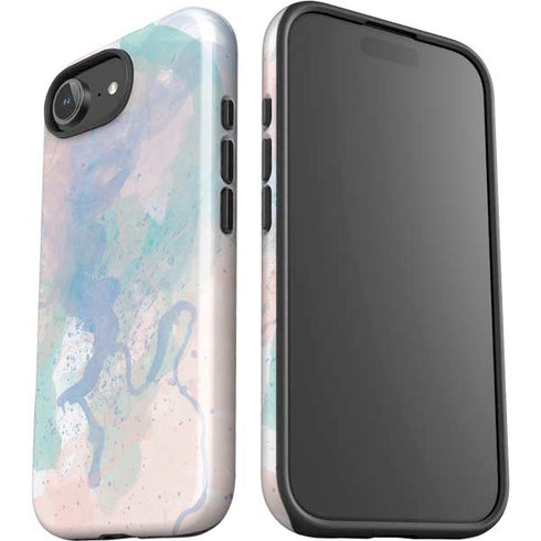 Rose Quartz & Serenity Splatter iPhone 16e Impact Case