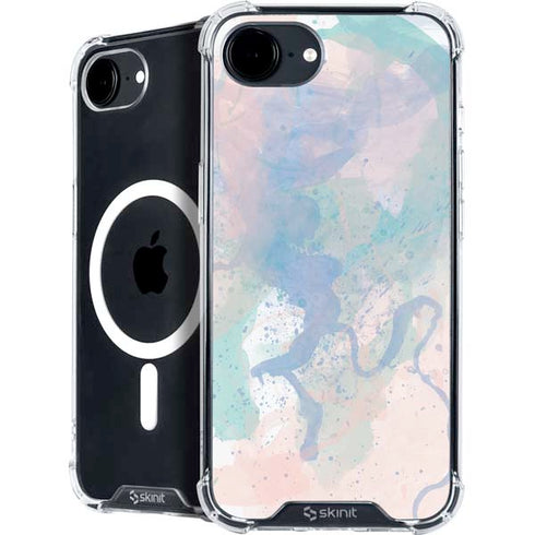 Rose Quartz & Serenity Splatter iPhone 16e MagSafe Case