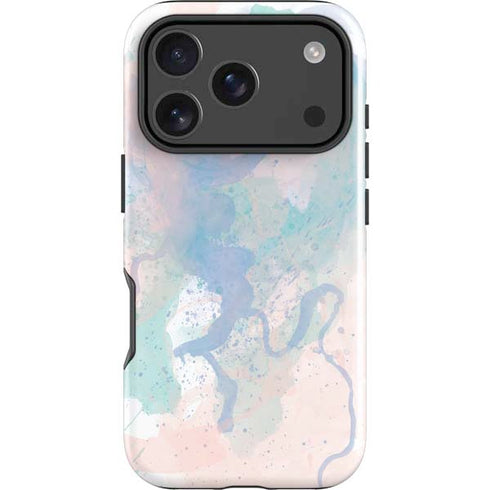 Rose Quartz & Serenity Splatter iPhone 18 Pro Impact Case
