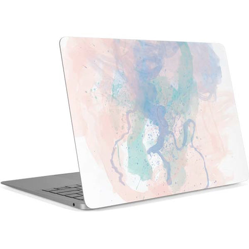 Rose Quartz & Serenity Splatter Apple MacBook Air Skin