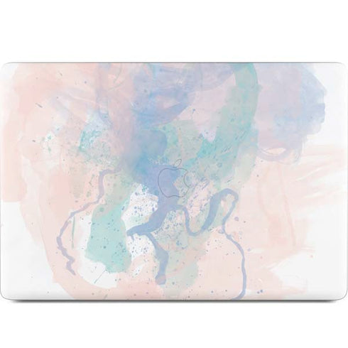 Rose Quartz & Serenity Splatter MacBook Skins