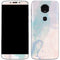 Rose Quartz & Serenity Splatter Moto E5 Plus Skin
