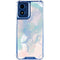 Rose Quartz & Serenity Splatter Moto G 5G (2024) Clear Case
