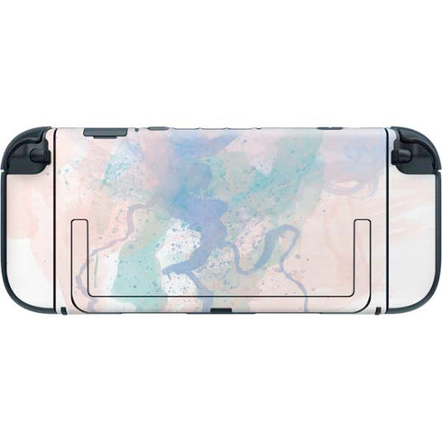 Rose Quartz & Serenity Splatter Nintendo Switch 2 (2025) with Joy-Con Skin