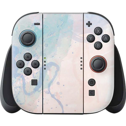 Rose Quartz & Serenity Splatter Nintendo Skins
