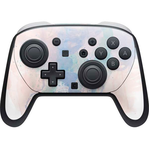 Rose Quartz & Serenity Splatter Nintendo Switch 2 (2025) Pro Controller Skin