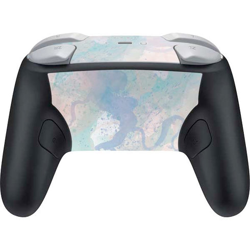 Rose Quartz & Serenity Splatter Nintendo Switch 2 (2025) Pro Controller Skin