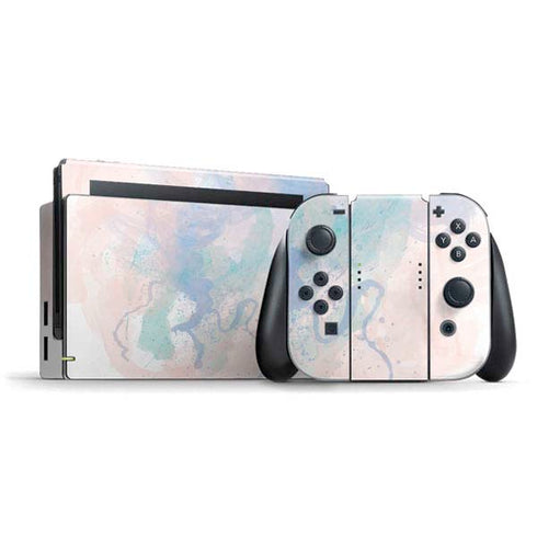 Rose Quartz & Serenity Splatter Nintendo Skins