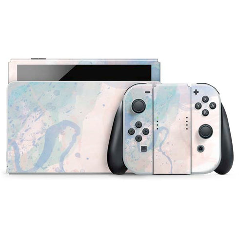 Rose Quartz & Serenity Splatter Nintendo Skins