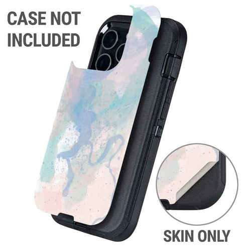 Rose Quartz & Serenity Splatter Otterbox Defender iPhone Skin