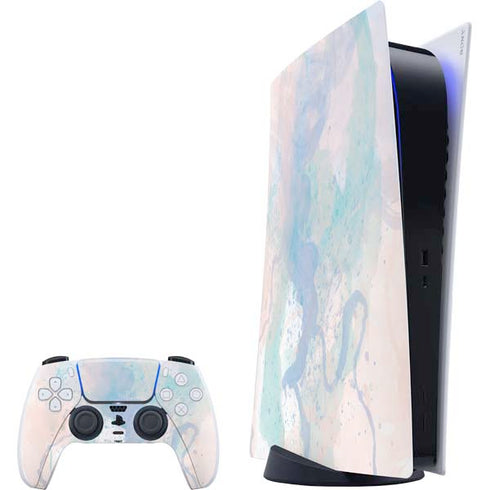 Rose Quartz & Serenity Splatter PlayStation PS5 Skins