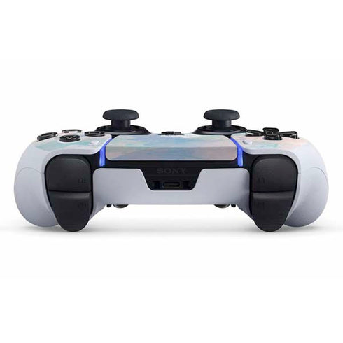 Rose Quartz & Serenity Splatter PS5 DualSense Edge Pro Controller Skin