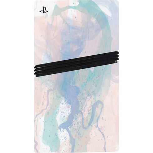 Rose Quartz & Serenity Splatter PS5 Pro Console Skin