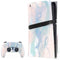 Rose Quartz & Serenity Splatter PS5 Pro Disk Bundle Skin