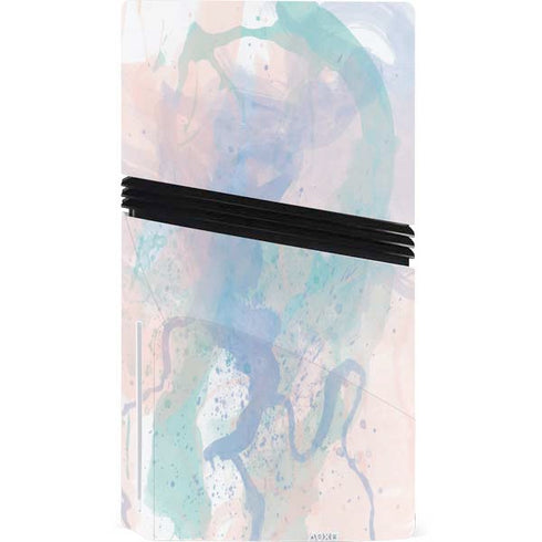 Rose Quartz & Serenity Splatter PS5 Pro Disk Bundle Skin