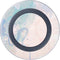 Rose Quartz & Serenity Splatter Wireless Charger Skin