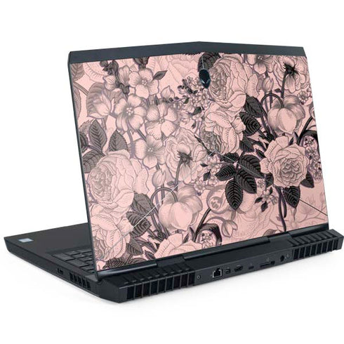 Rose Quartz Floral Dell Alienware Skin