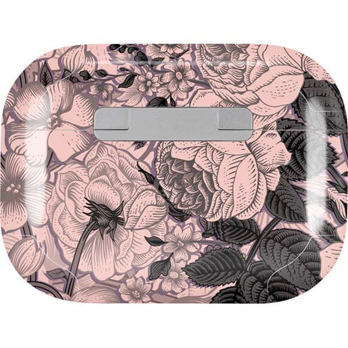 Rose Quartz Floral AirPods Skins