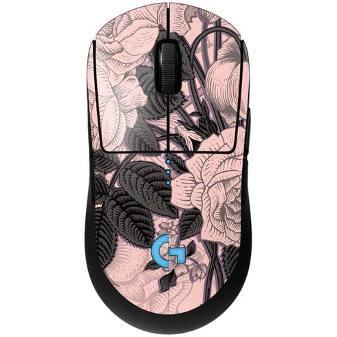 Rose Quartz Floral G Pro Wireless Gaming Mouse Skin