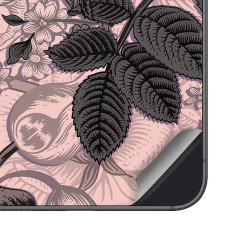 Rose Quartz Floral Galaxy A16 5G Skin