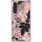Rose Quartz Floral Galaxy A17 Clear Case