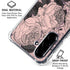 Rose Quartz Floral Galaxy A36 5G Clear Case