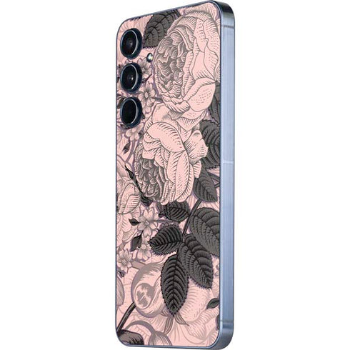 Rose Quartz Floral Galaxy A36 5G Skin