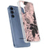 Rose Quartz Floral Galaxy A55 5G Clear Case