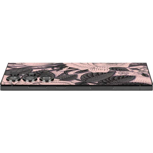 Rose Quartz Floral Galaxy Skins