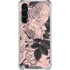Rose Quartz Floral Galaxy S24 FE Clear Case