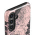Rose Quartz Floral Galaxy S25 Impact Case