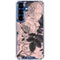 Rose Quartz Floral Galaxy S25 Clear Case