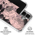 Rose Quartz Floral Galaxy S26 Plus Clear Case
