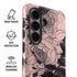 Rose Quartz Floral Galaxy S26 Plus Impact Case
