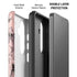 Rose Quartz Floral Galaxy S26 Plus Impact Case