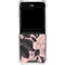 Rose Quartz Floral Galaxy Z Flip6 Clear Case