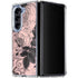 Rose Quartz Floral Galaxy Z Fold5 5G Clear Case