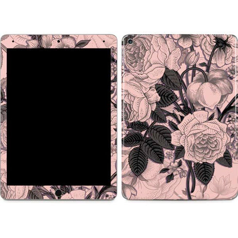Rose Quartz Floral iPad Skins