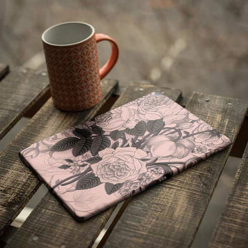 Rose Quartz Floral iPad Skins